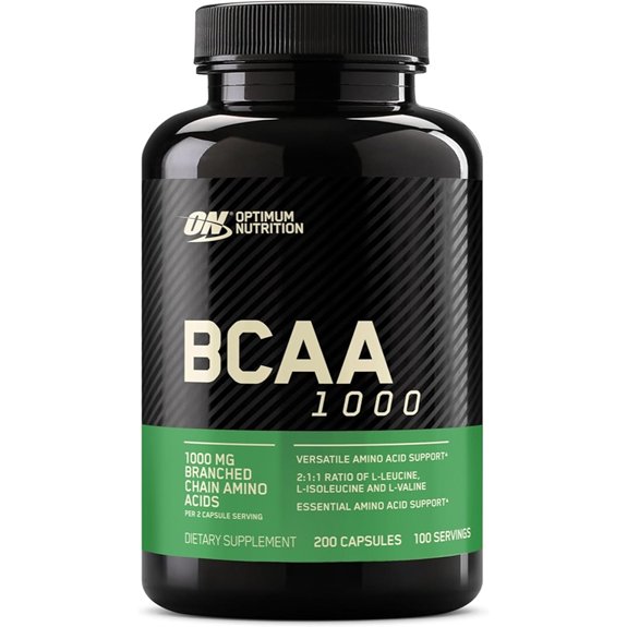 Optimum Nutrition Instantized BCAA Capsules (200 Count)
