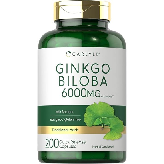 Carlyle Ginkgo Biloba Pills with Bacoba Extract