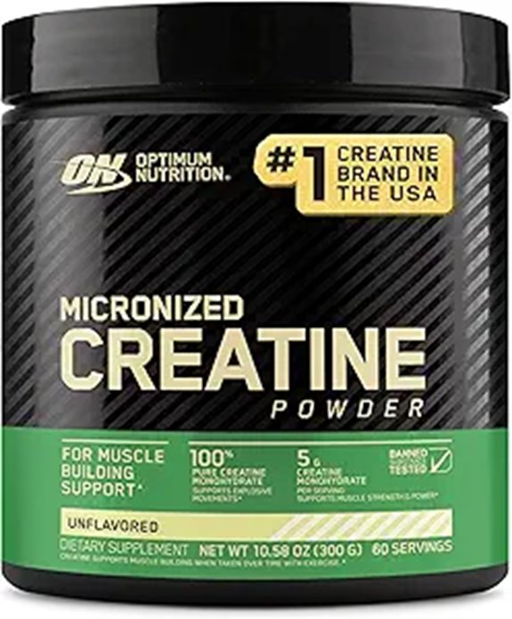 Optimum Nutrition Micronized Creatine Monohydrate Powder