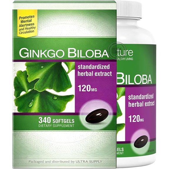 Tru.Nature Ginkgo Biloba 120 mg Softgels (340 ct)