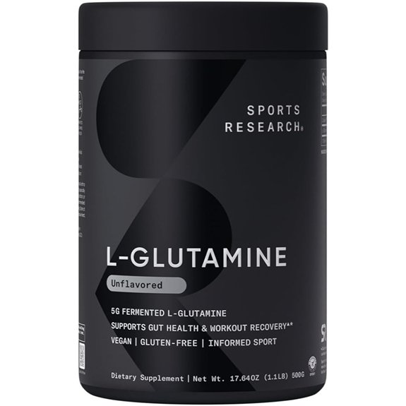 Sports Research L-Glutamine Workout Recovery Supplement