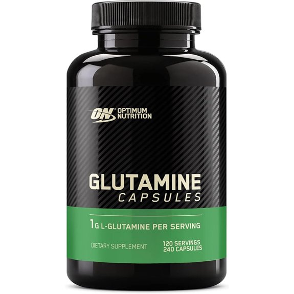 Optimum Nutrition L-Glutamine Muscle Recovery Capsules (240 Count)
